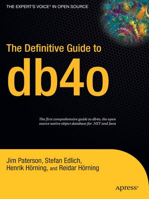 cover image of The Definitive Guide to db4o
